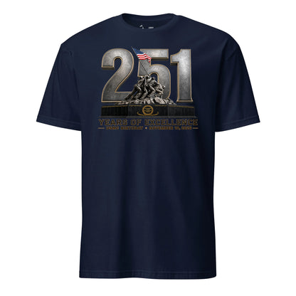 251 Years of Excellence USMC Birthday T-Shirt
