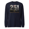 251 Years of Excellence USMC Birthday Long Sleeve T-Shirt - NAVY