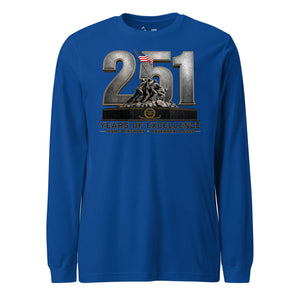 251 Years of Excellence USMC Birthday Long Sleeve T-Shirt