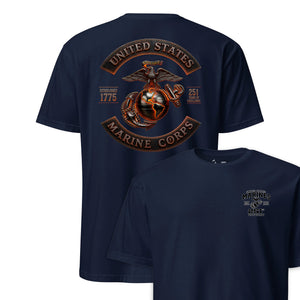 251st USMC Birthday Molten Rocker T-Shirt