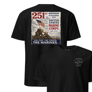 251st USMC Birthday The Few The Proud T-Shirt