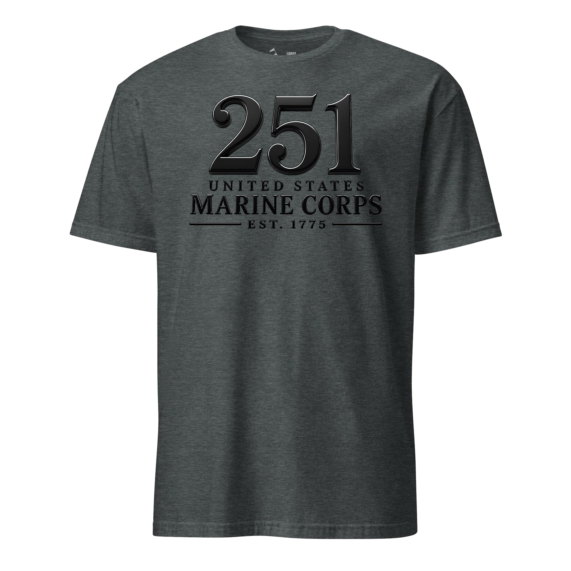 251st USMC Birthday Blackout T-Shirt