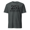 251st USMC Birthday Blackout T-Shirt - CHARCOAL HEATHER
