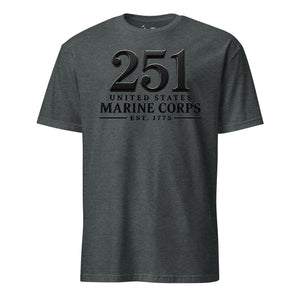 251st USMC Birthday Blackout T-Shirt