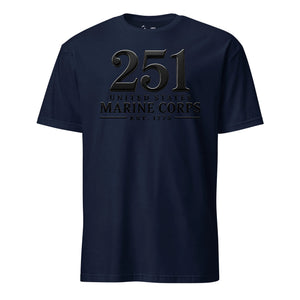 251st USMC Birthday Blackout T-Shirt