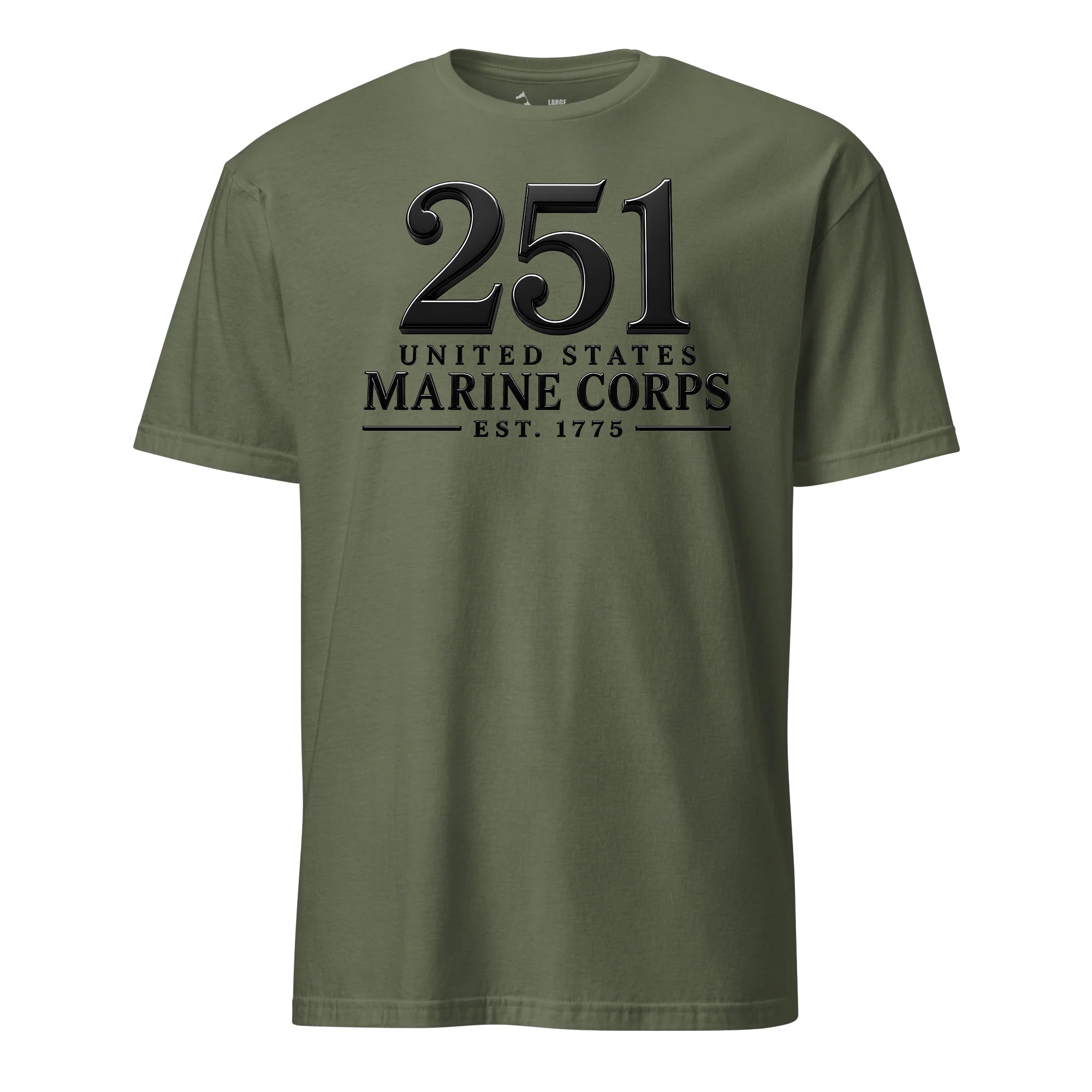 251st USMC Birthday Blackout T-Shirt