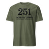 251st USMC Birthday Blackout T-Shirt - OD GREEN