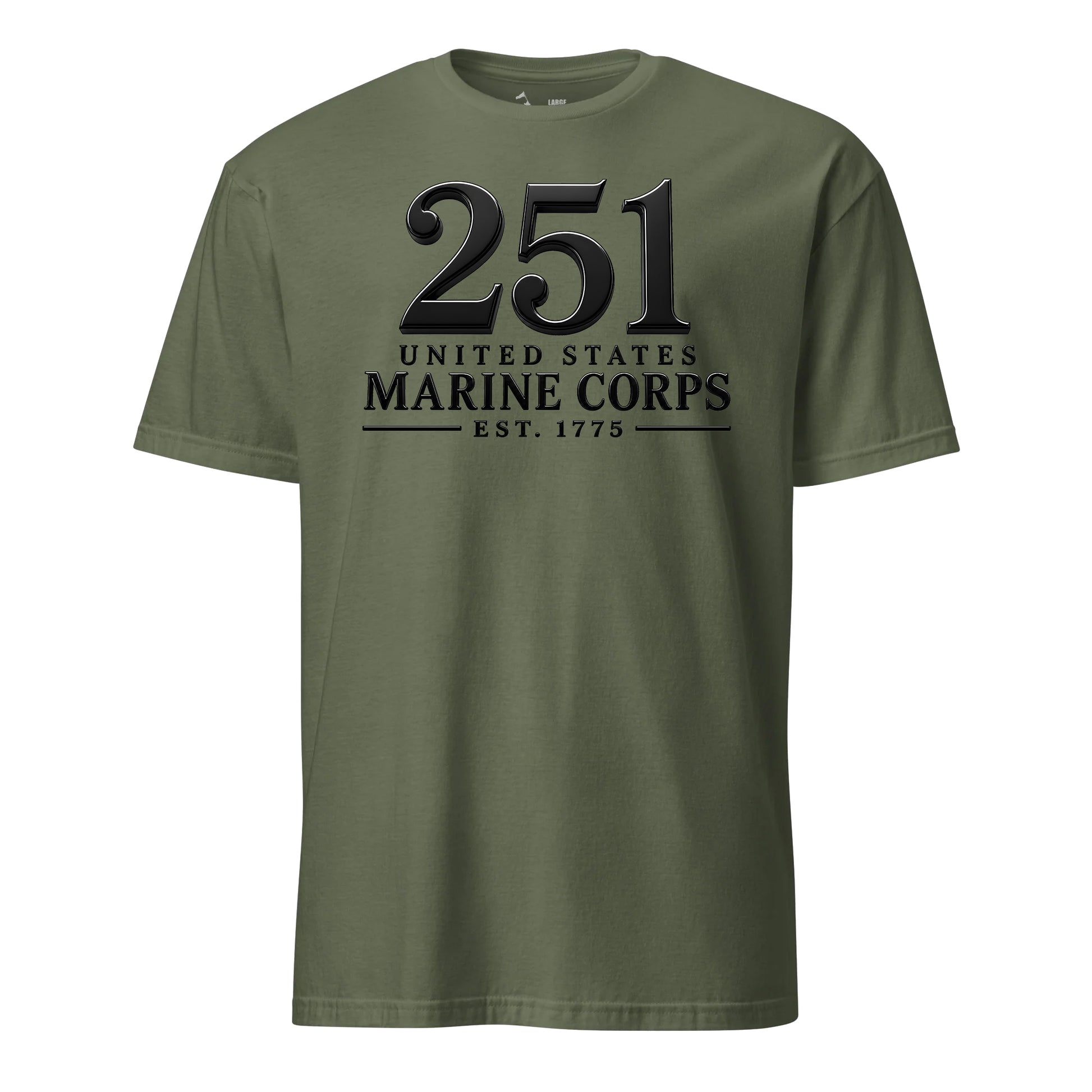 251st USMC Birthday Blackout T-Shirt