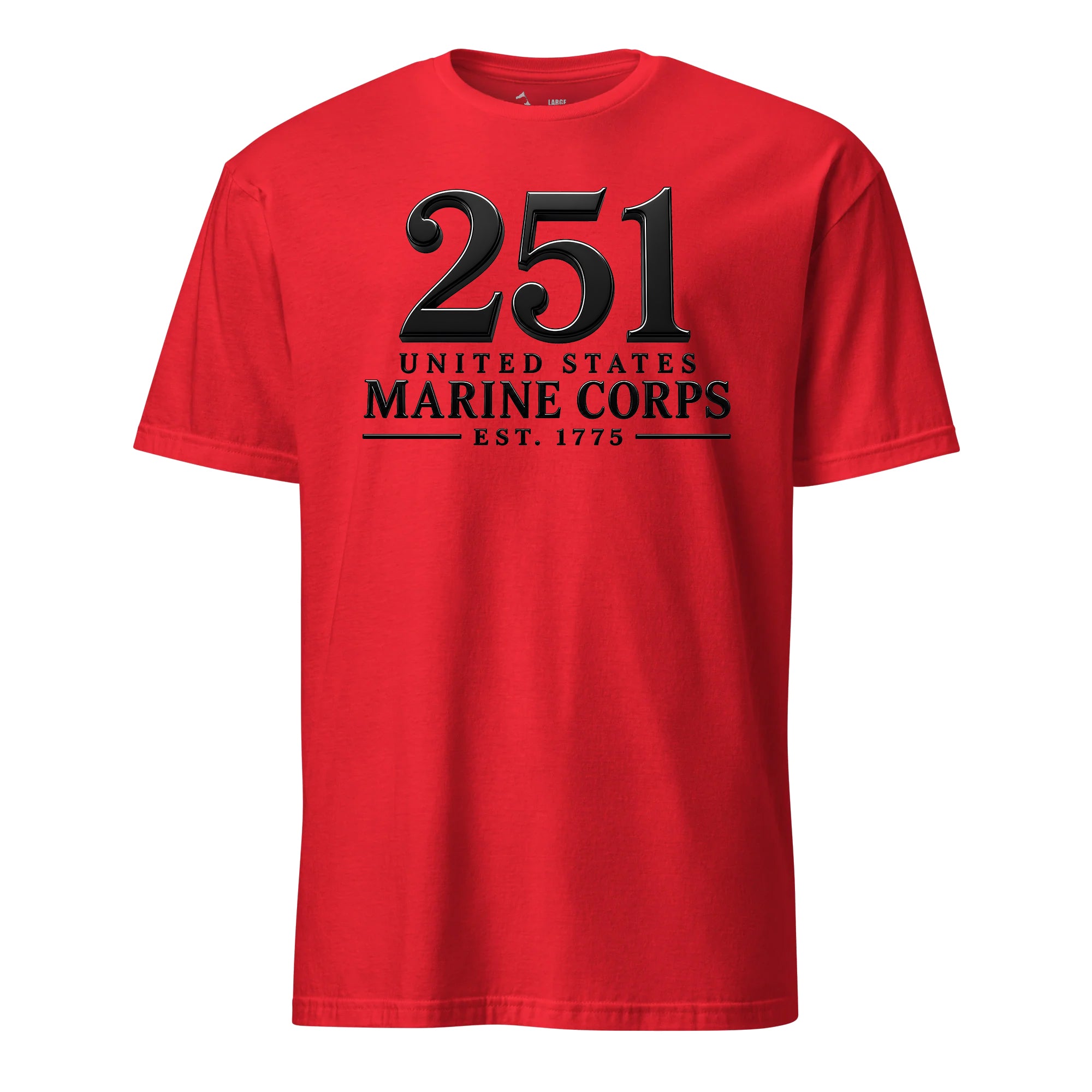 251st USMC Birthday Blackout T-Shirt