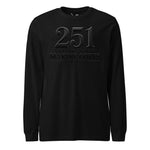 251st USMC Birthday Blackout Long Sleeve T-Shirt