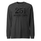 251st USMC Birthday Blackout Long Sleeve T-Shirt