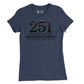 251st USMC Birthday Blackout Womens T-Shirt