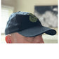 American Flag Unstructured Hat - Navy w/ Silver