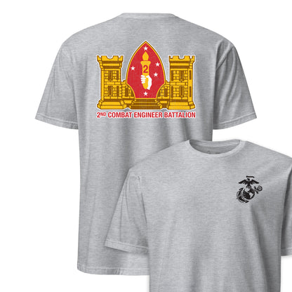 2nd Combat Engineer Battalion Back Print T-Shirt