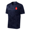 Camohex 2nd Division Left Chest Performance T-Shirt - CAMOHEX NAVY