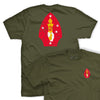 2nd Division T-Shirt - OD GREEN