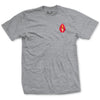 2nd Division Left Chest T-Shirt - HEATHER GREY