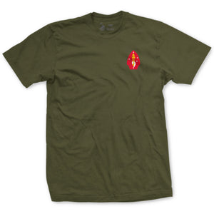 2nd Division Left Chest T-Shirt