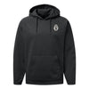 2nd Division Subdued Performance Fleece Hooded Sweatshirt - BLACK