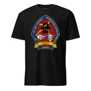 2nd Light Armored Reconnaissance Battalion T-Shirt in Black - USMC unit tee