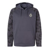 2nd Division Subdued Camo Fleece Performance Hooded Sweatshirt - CHARCOAL