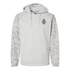 2nd Division Subdued Camo Fleece Performance Hooded Sweatshirt - GREY