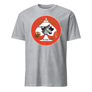 2nd Tank Battalion T-Shirt in Grey - USMC unit tee