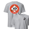 2nd Tank Battalion Back Print T-Shirt - HEATHER GREY