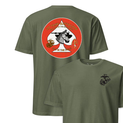 2nd Tank Battalion Back Print T-Shirt