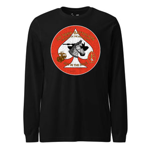 2nd Tank Battalion Long Sleeve T-Shirt in Black - USMC unit apparel