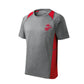Two Tone Eagle Globe & Anchor Left Chest Performance T-Shirt