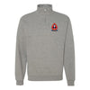 2nd Recon Battalion Quarter Zip Sweatshirt - Heather Grey