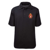 2nd Division Performance Polo Shirt - BLACK