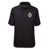 2nd Division Subdued Performance Polo Shirt - BLACK