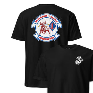3rd Battalion 1st Marines Back Print T-Shirt