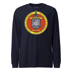3rd Battalion 11th Marines Long Sleeve T-Shirt in Navy - USMC unit apparel