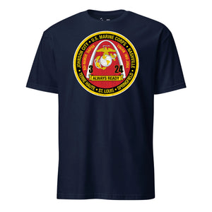 3rd Battalion 24th Marines T-Shirt in Navy - USMC unit tee