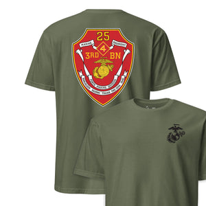 3rd Battalion 25th Marines Back Print T-Shirt