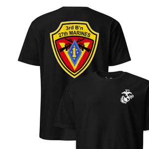 3rd Battalion 27th Marines Back Print T-Shirt