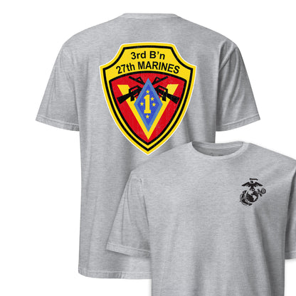 3rd Battalion 27th Marines Back Print T-Shirt