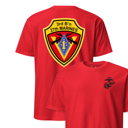 3rd Battalion 27th Marines Back Print T-Shirt