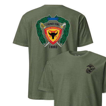 3rd Battalion 4th Marines Back Print T-Shirt