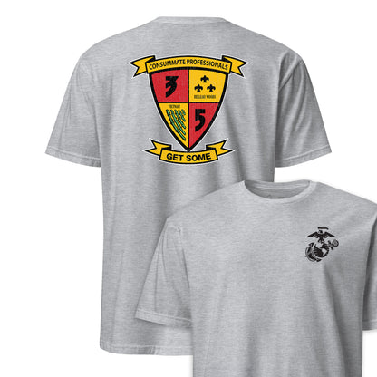 3rd Battalion 5th Marines Consummate Professionals Back Print T-Shirt
