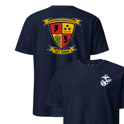3rd Battalion 5th Marines Consummate Professionals Back Print T-Shirt