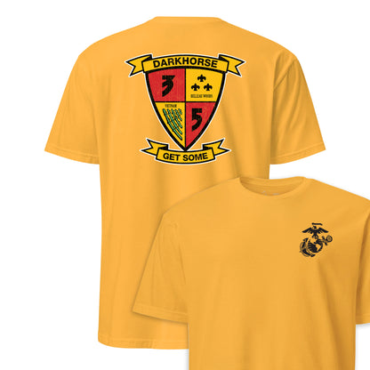 3rd Battalion 5th Marines Darkhorse Back Print T-Shirt