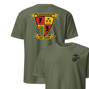 3rd Battalion 5th Marines Darkhorse Back Print T-Shirt