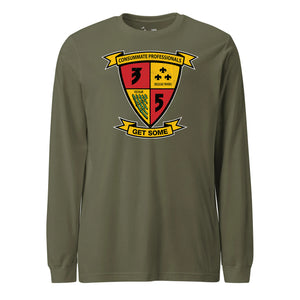3rd Battalion 5th Marines Consummate Professionals Long Sleeve T-Shirt in OD Green - USMC unit apparel