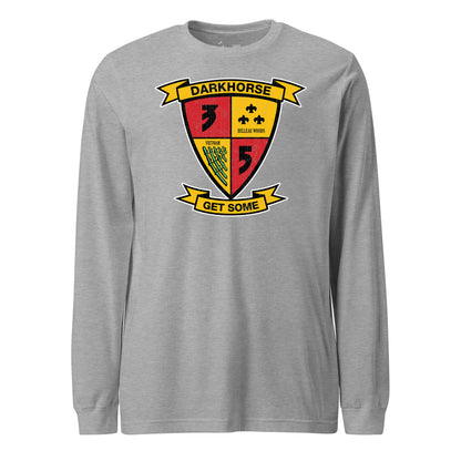 3rd Battalion 5th Marines Darkhorse Long Sleeve T-Shirt