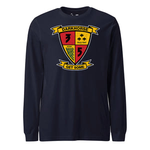 3rd Battalion 5th Marines Darkhorse Long Sleeve T-Shirt