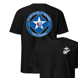 3rd Battalion 6th Marines Back Print T-Shirt